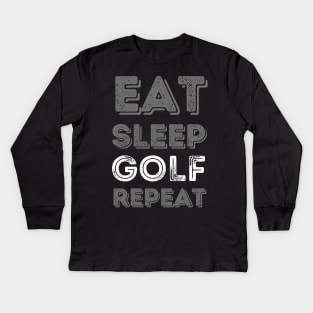 The golf father, funny golf, golf dad, golf lover Kids Long Sleeve T-Shirt